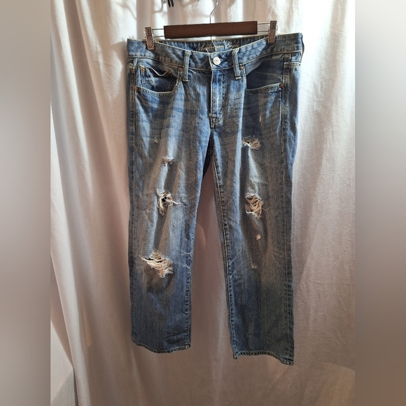 American Eagle distressed jeans size 8 - Picture 1 of 5